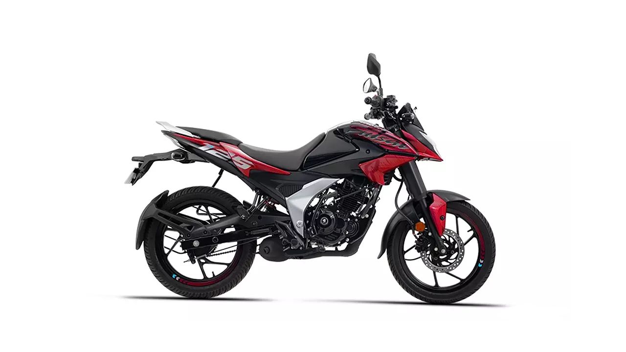 Bajaj Pulsar N125 Ebony Black Cocktail Wine Red