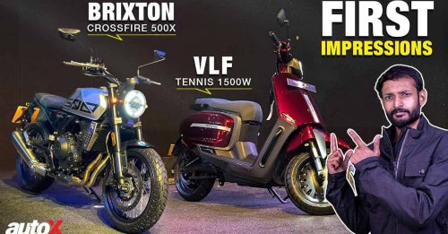 Brixton Crossfire 500X and VLF Tennis 1500W Launched in India | Quick Review | 2024 | autoX