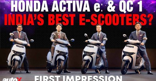 Honda Activa e and QC1 | Electric Scooters For India | Details Revealed | First Look 2024 | autoX