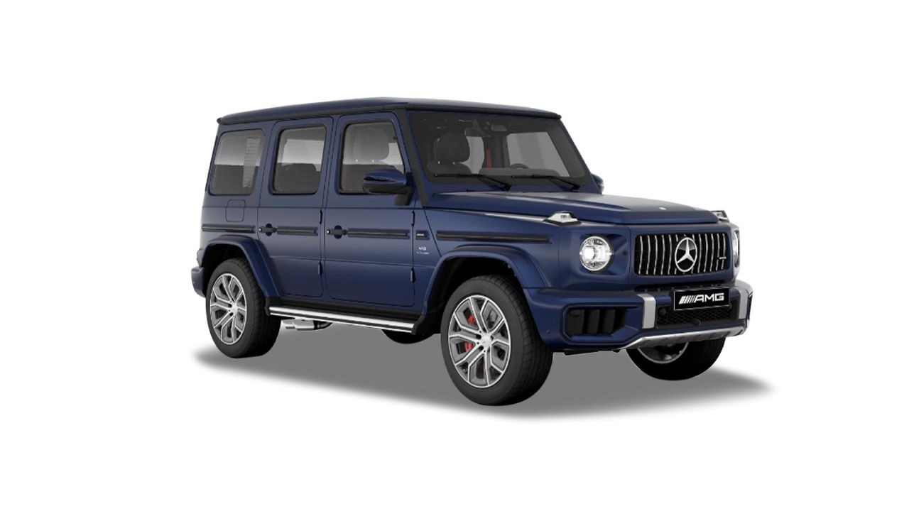 Mercedes Benz AMG G Class Brilliant blue magno