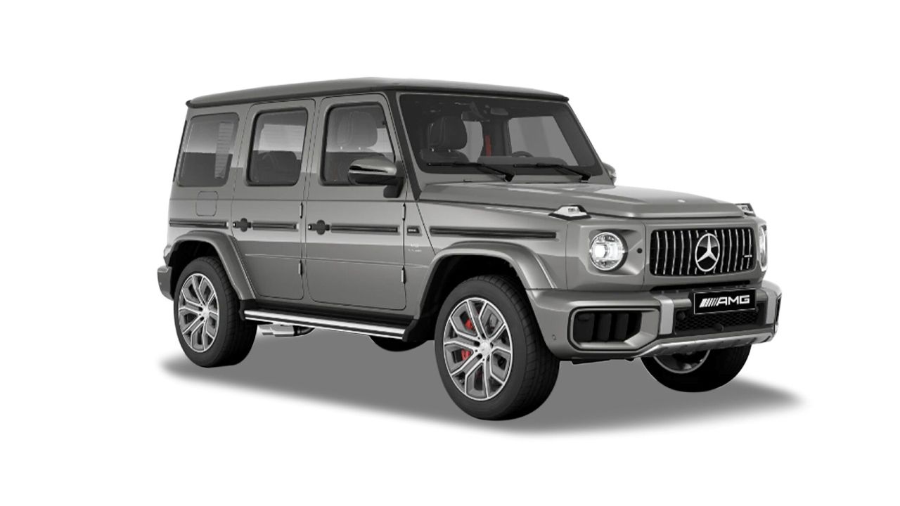 Mercedes Benz AMG G Class Mojave silver