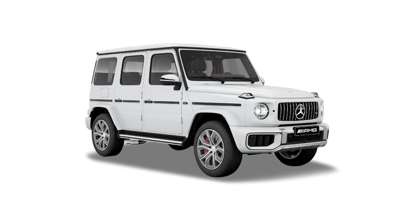 Mercedes Benz AMG G Class Opalite white Magno