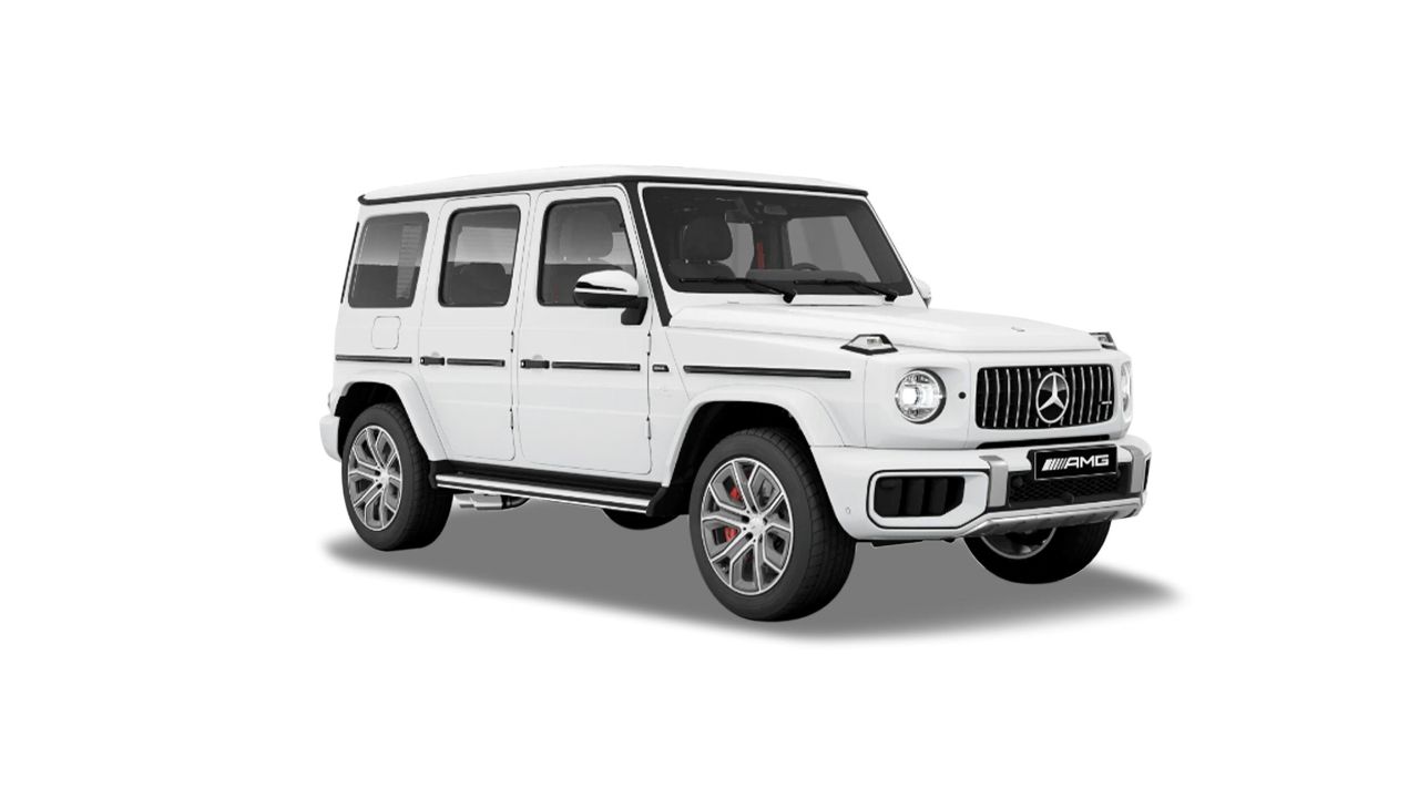 Mercedes Benz AMG G Class Polar white