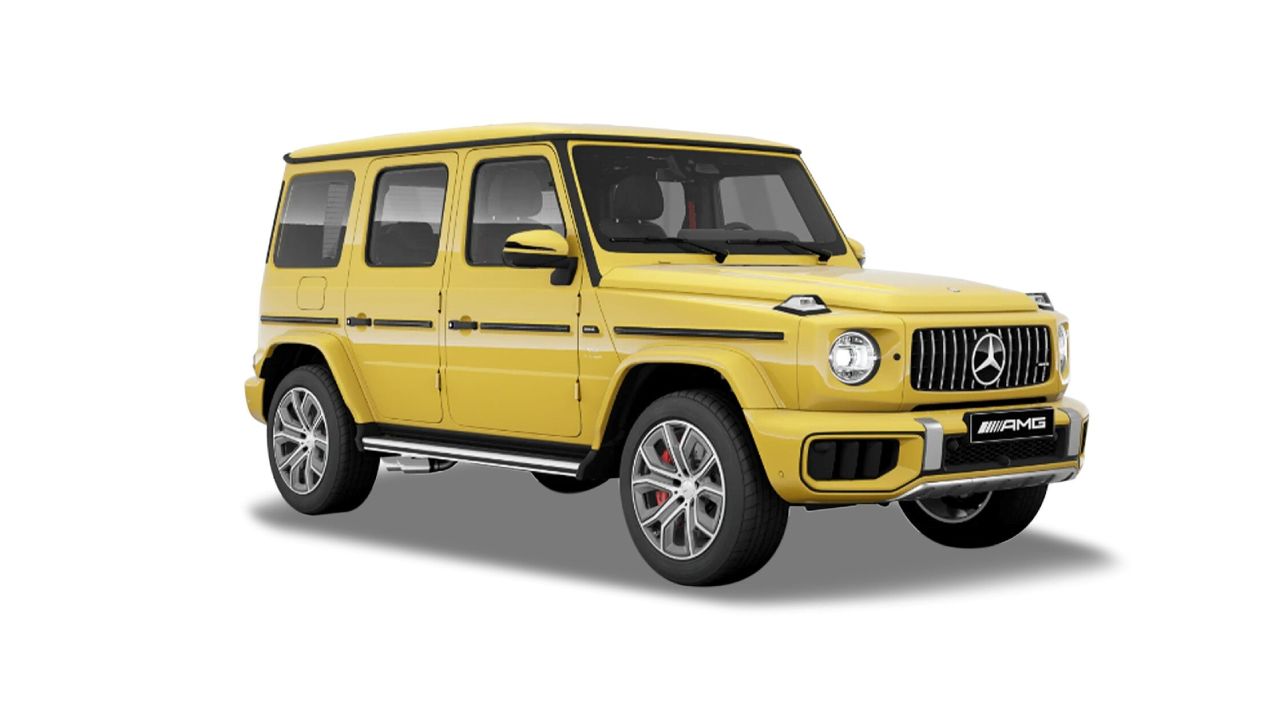 Mercedes Benz AMG G Class Sun yellow