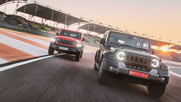 Mahindra Thar Roxx & Jeep Wrangler Rubicon